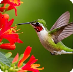 Birds: Macaws, Toucans, Hummingbirds